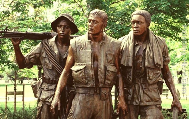 Frederick Hart Vietnam Veterans' Memorial in Washington D.C.